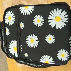 Daisy Themed Insulated Lunch Bag